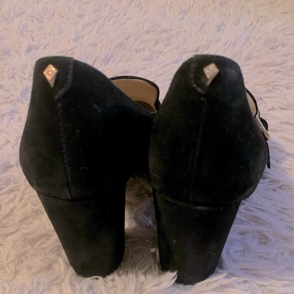 Sam Edelman black heeled loafers - Picture 2 of 7